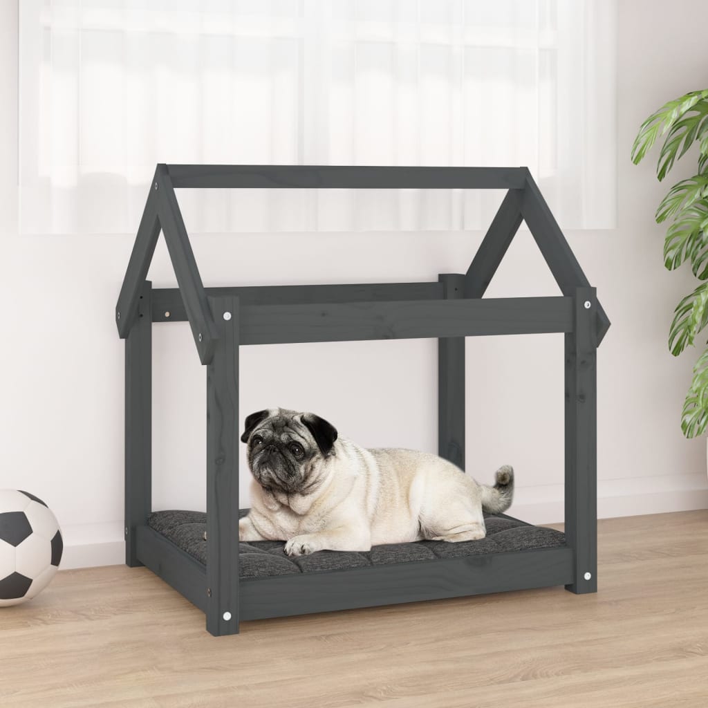 Cama Para Perros Madera Maciza De Pino