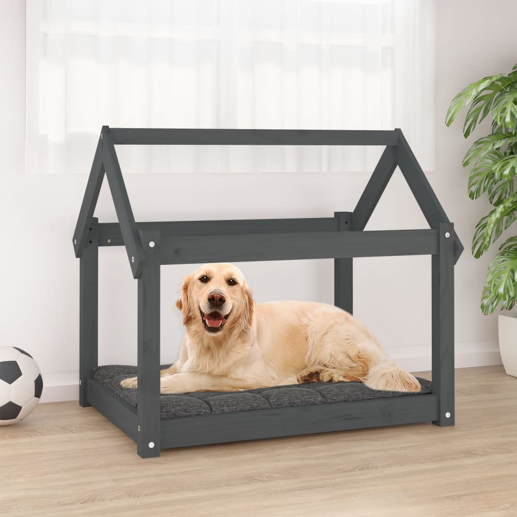 Cama Para Perros Madera Maciza De Pino