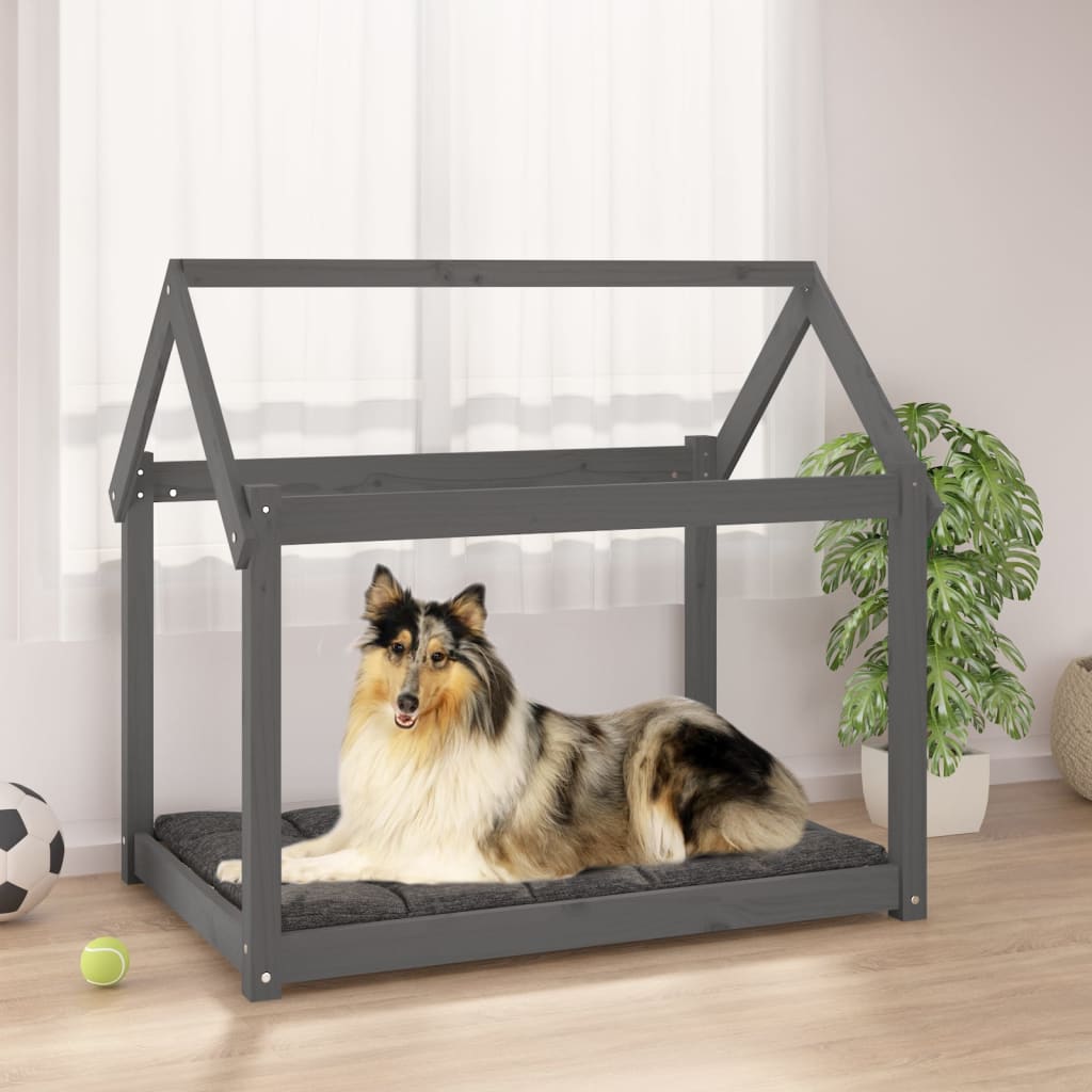 Cama Para Perros Madera Maciza De Pino