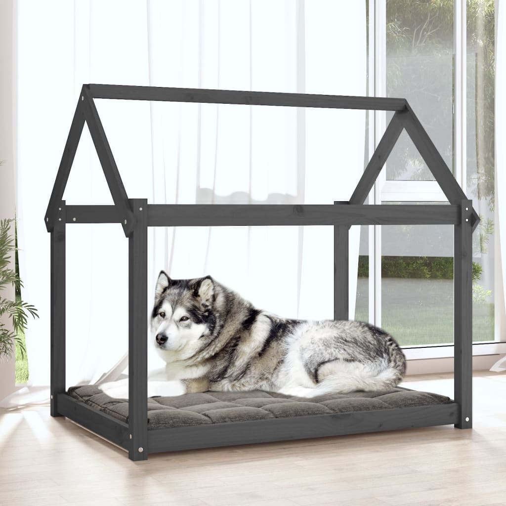 Cama Para Perros Madera Maciza De Pino