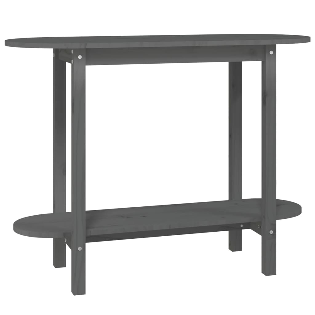 Mesa Consola De Madera Maciza De Pino 110X40X80 Cm
