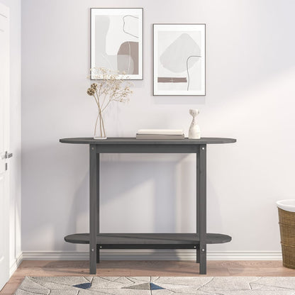 Mesa Consola De Madera Maciza De Pino 110X40X80 Cm