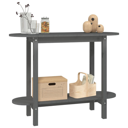 Mesa Consola De Madera Maciza De Pino 110X40X80 Cm