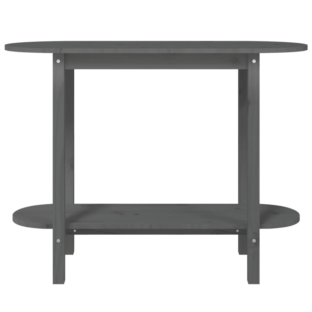 Mesa Consola De Madera Maciza De Pino 110X40X80 Cm