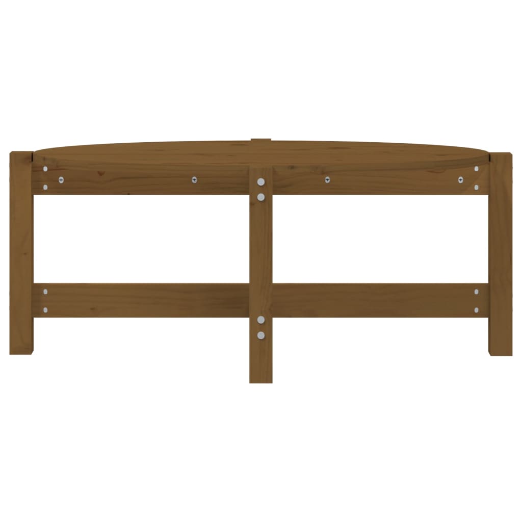 Mesa De Centro Madera Maciza De Pino