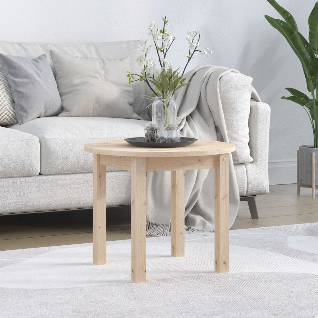 Mesa De Centro Madera Maciza De Pino