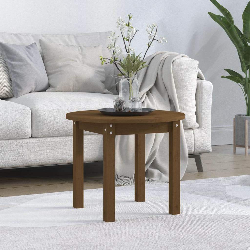Mesa De Centro Madera Maciza De Pino