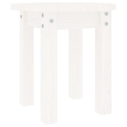 Mesa De Centro De Madera Maciza De Pino Ø35X35 Cm