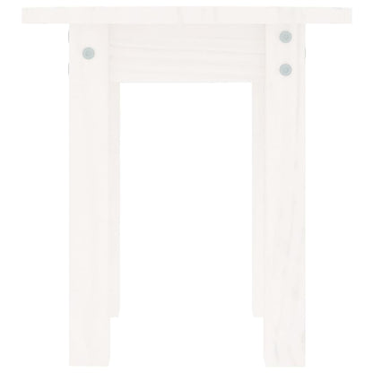 Mesa De Centro De Madera Maciza De Pino Ø35X35 Cm
