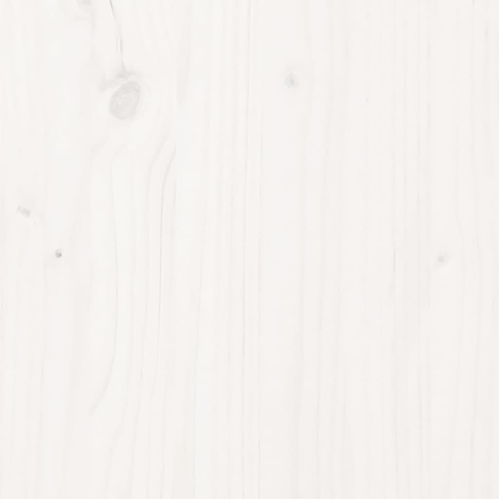 Mesa De Centro De Madera Maciza De Pino Ø35X35 Cm