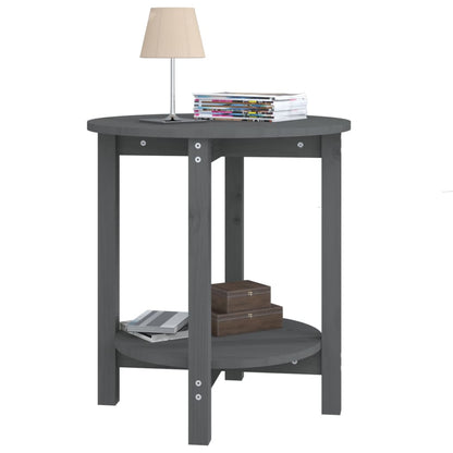 Mesa De Centro De Madera Maciza De Pino Ø55X60 Cm