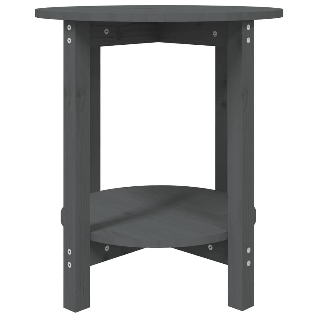 Mesa De Centro De Madera Maciza De Pino Ø55X60 Cm