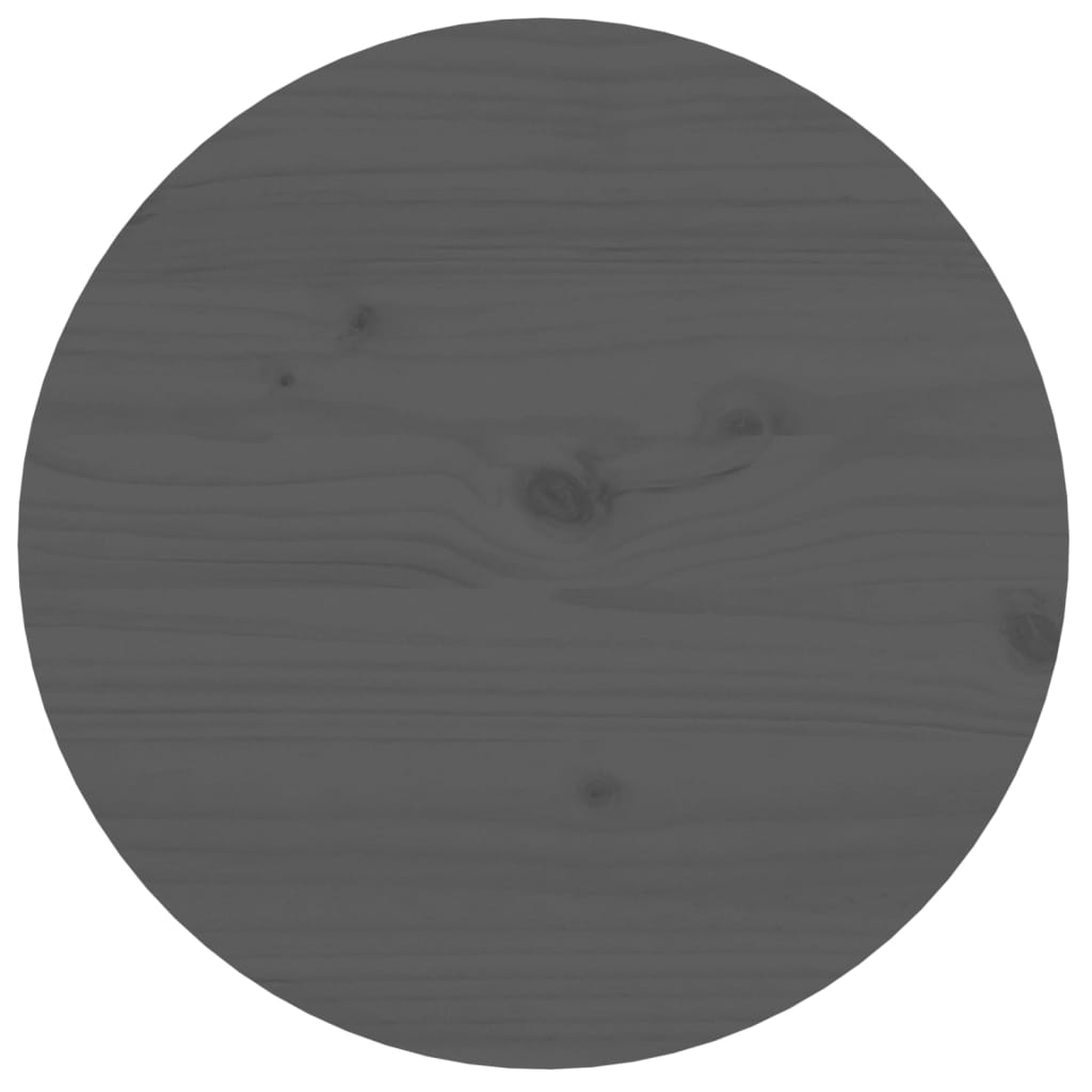 Mesa De Centro De Madera Maciza De Pino Ø55X60 Cm
