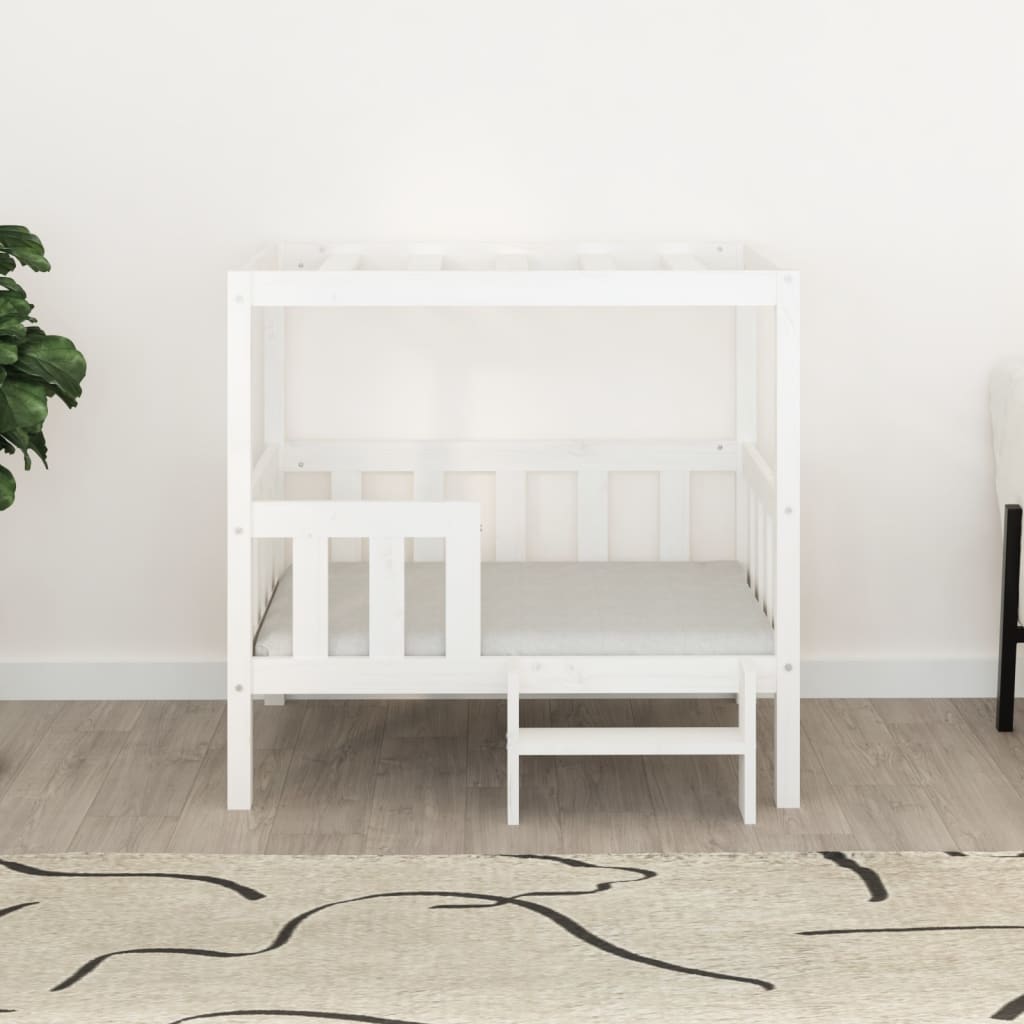 Cama Para Perros Madera Maciza De Pino 95,5X73,5X900 Cm