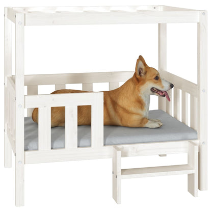 Cama Para Perros Madera Maciza De Pino 95,5X73,5X900 Cm