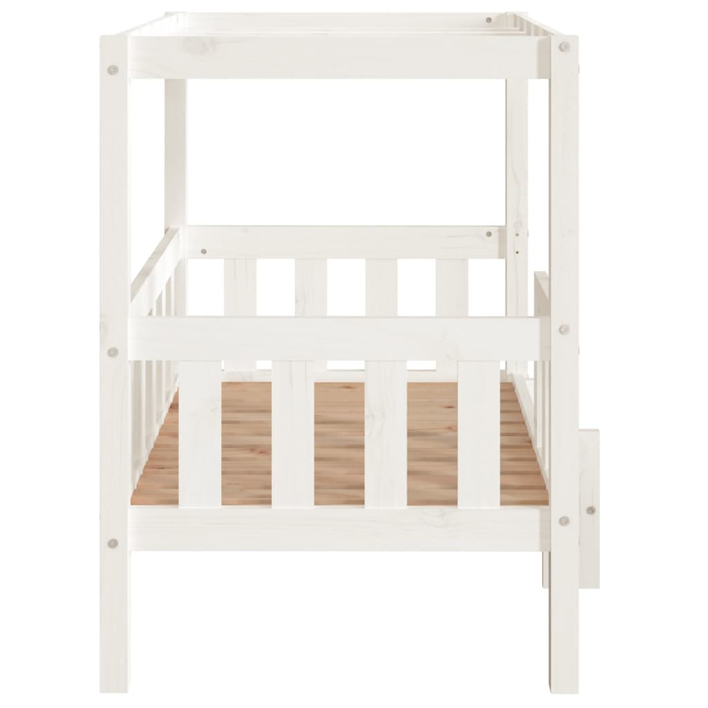 Cama Para Perros Madera Maciza De Pino 95,5X73,5X900 Cm