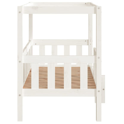 Cama Para Perros Madera Maciza De Pino 95,5X73,5X900 Cm