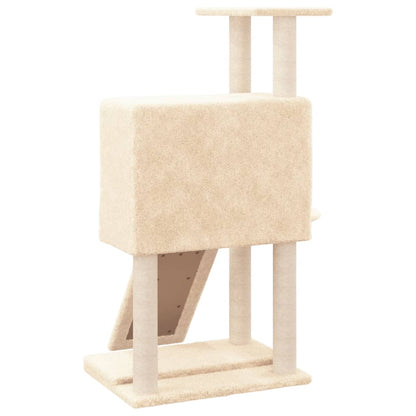 Rascador Para Gatos Con Postes De Sisal 96 Cm