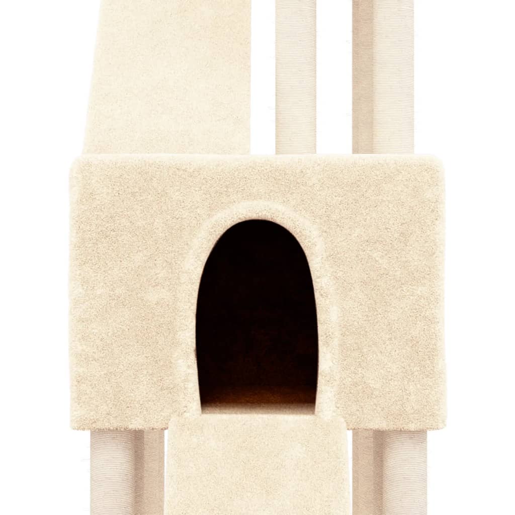 Rascador Para Gatos Con Postes De Sisal 190 Cm