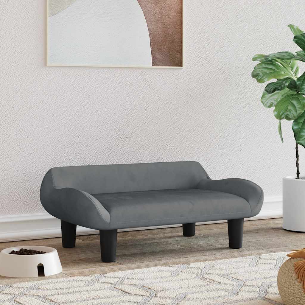 Cama Para Perros De Negra 70X40X24 Cm