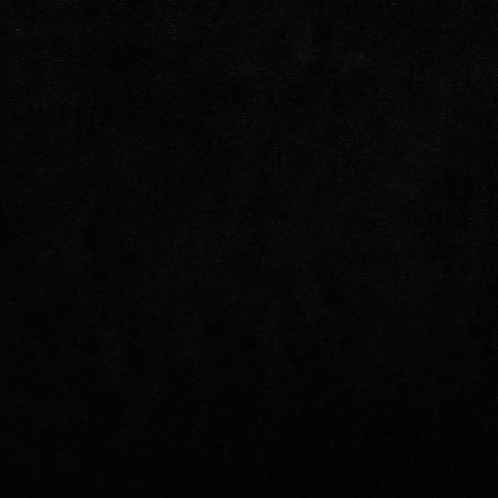 Cama Para Perros De Terciopelo Negra