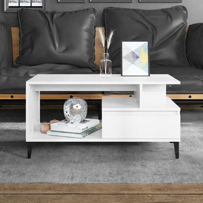 Mesa De Centro Madera Contrachapada 90X49X45 Cm