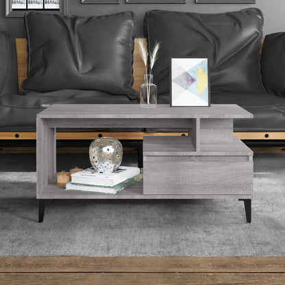 Mesa De Centro Madera Contrachapada 90X49X45 Cm