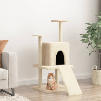 Rascador Para Gatos Con Postes De Sisal 110 Cm