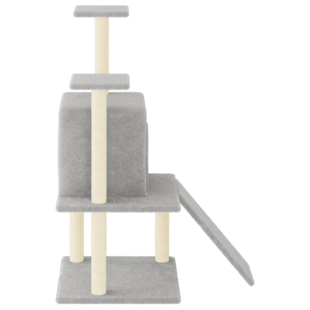 Rascador Para Gatos Con Postes De Sisal 110 Cm