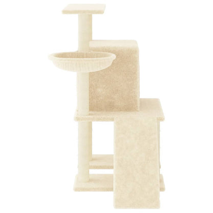 Rascador Para Gatos Con Postes De Sisal Color 96,5 Cm