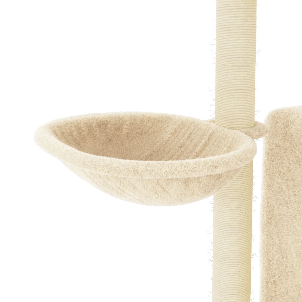 Rascador Para Gatos Con Postes De Sisal Color 96,5 Cm