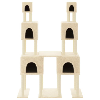 Rascador Para Gatos Con Postes De Sisal Color 199 Cm