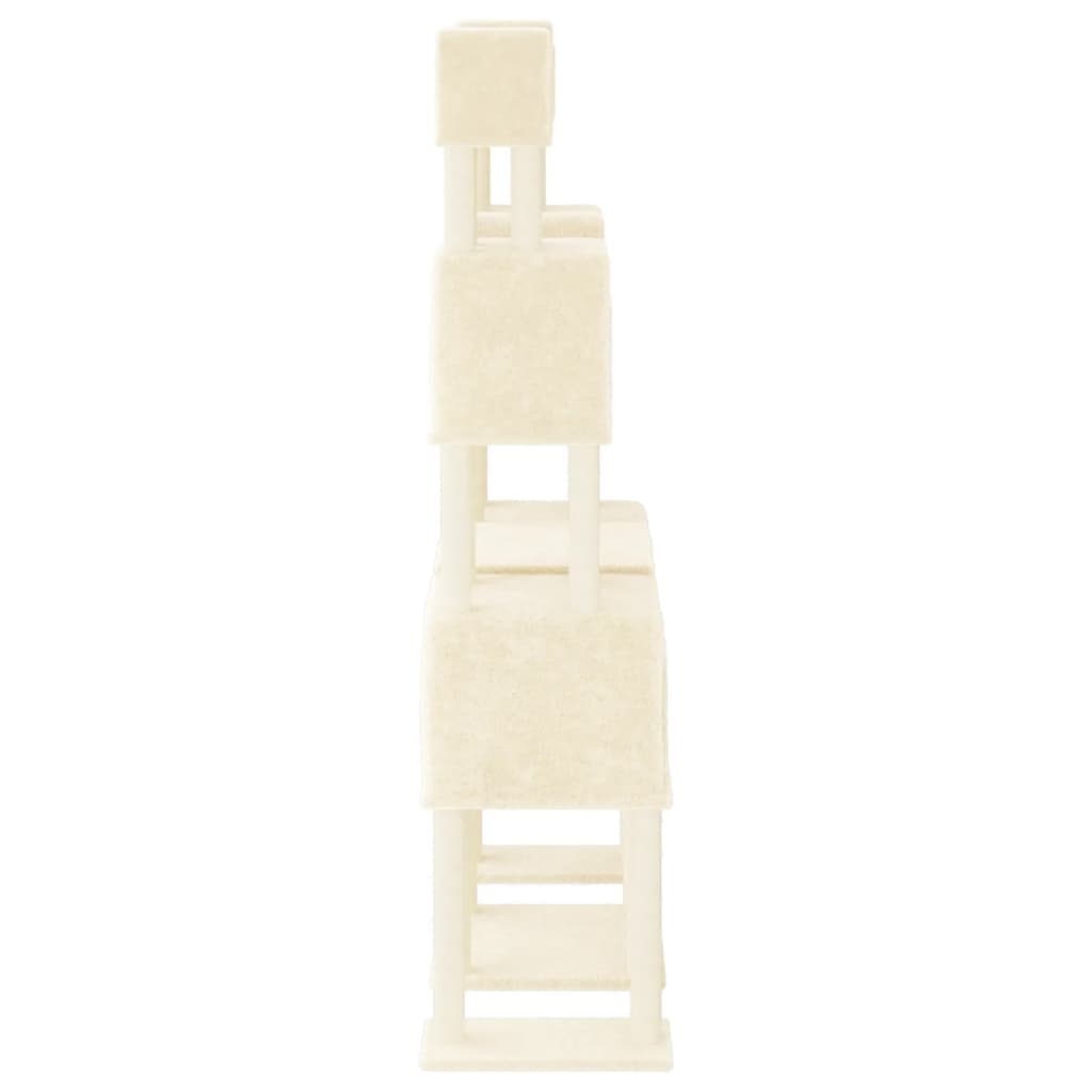 Rascador Para Gatos Con Postes De Sisal Color 199 Cm