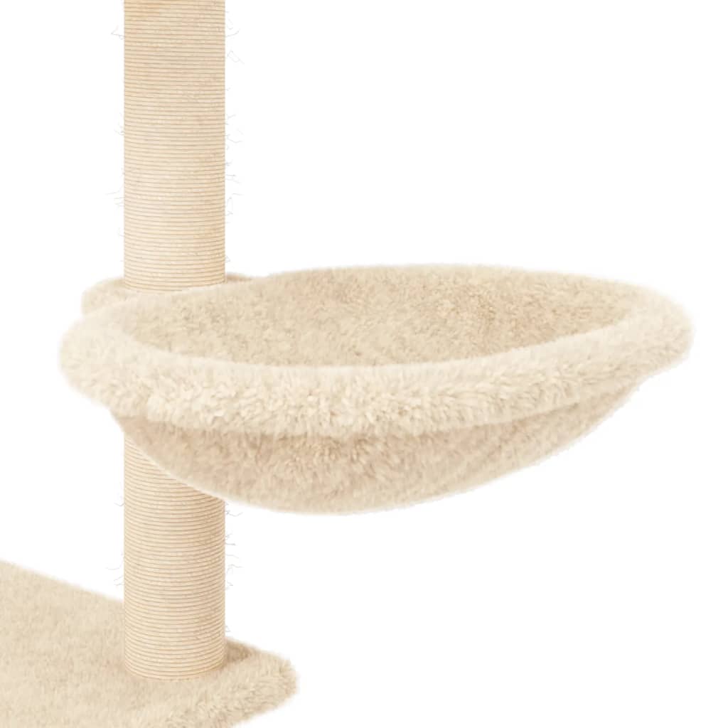 Rascador Para Gatos Con Postes De Sisal 153 Cm