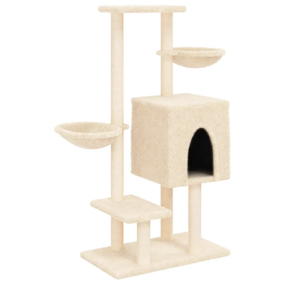 Rascador Para Gatos Con Postes De Sisal Color 117 Cm