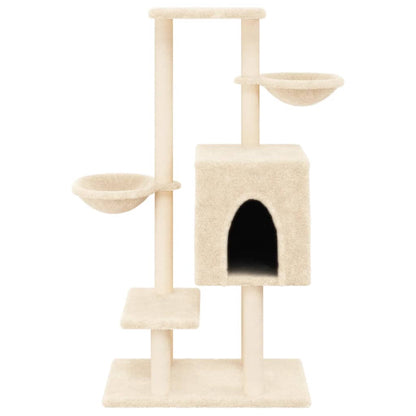 Rascador Para Gatos Con Postes De Sisal Color 117 Cm
