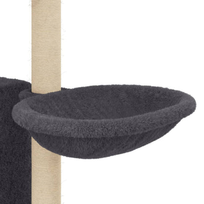 Rascador Para Gatos Con Postes De Sisal 131 Cm