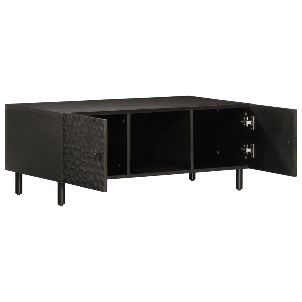 Mesa De Centro Negra 100X54X40 Cm