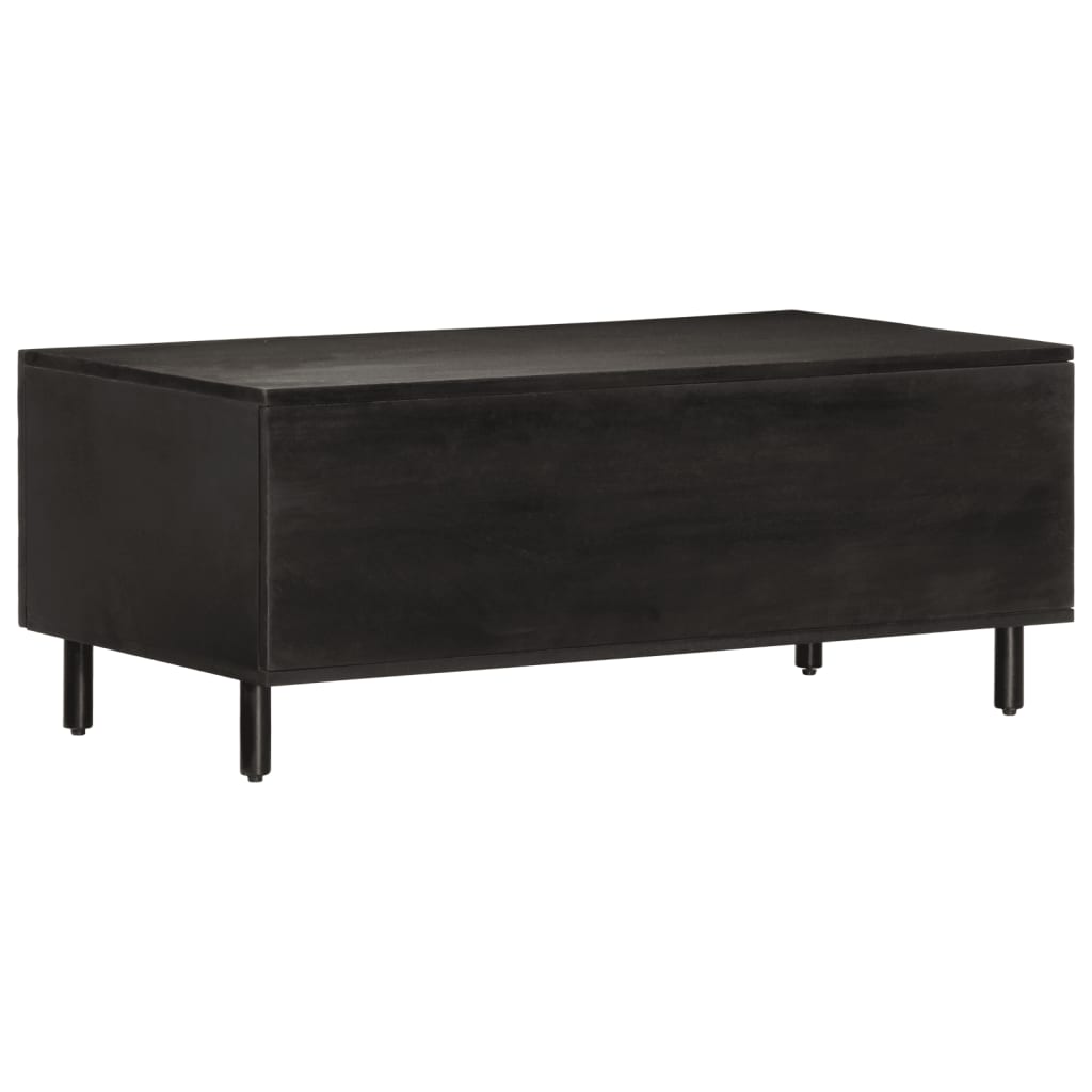 Mesa De Centro Negra 100X54X40 Cm