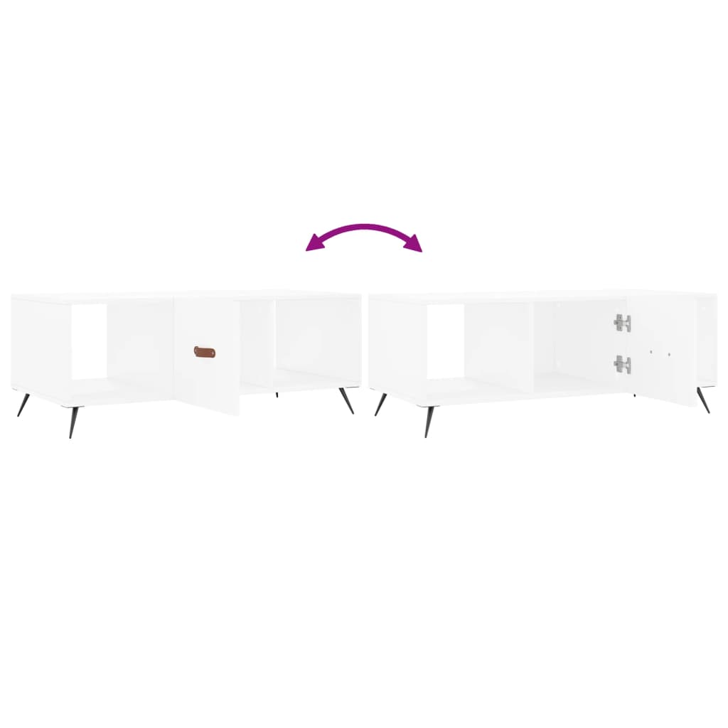 Mesa De Centro Madera Contrachapada 102X50X40 Cm