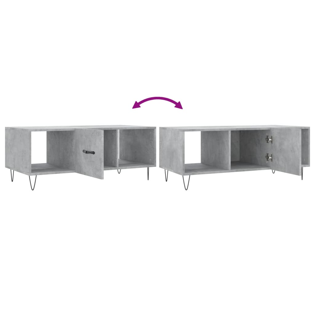 Mesa De Centro Madera Contrachapada 102X50X40 Cm