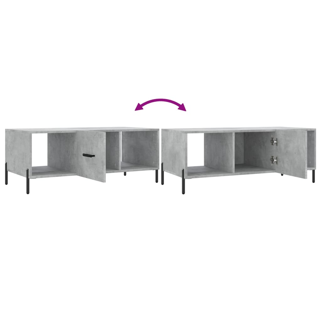 Mesa De Centro Madera Contrachapada 102X50X40 Cm
