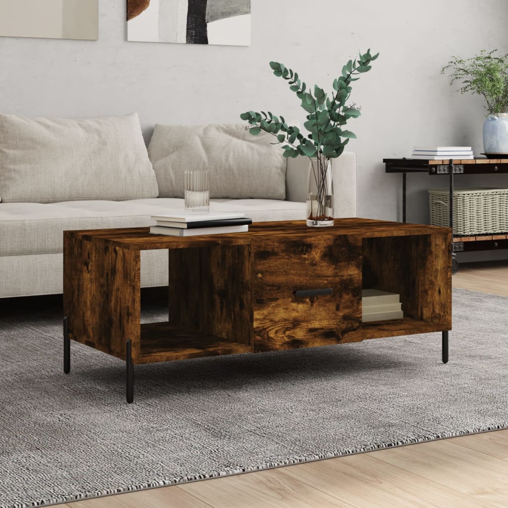 Mesa De Centro Madera Contrachapada 102X50X40 Cm