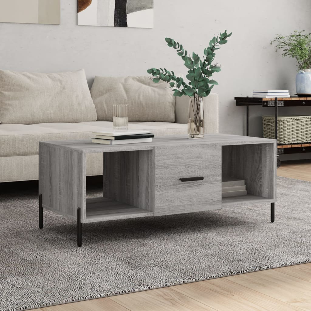 Mesa De Centro Madera Contrachapada 102X50X40 Cm