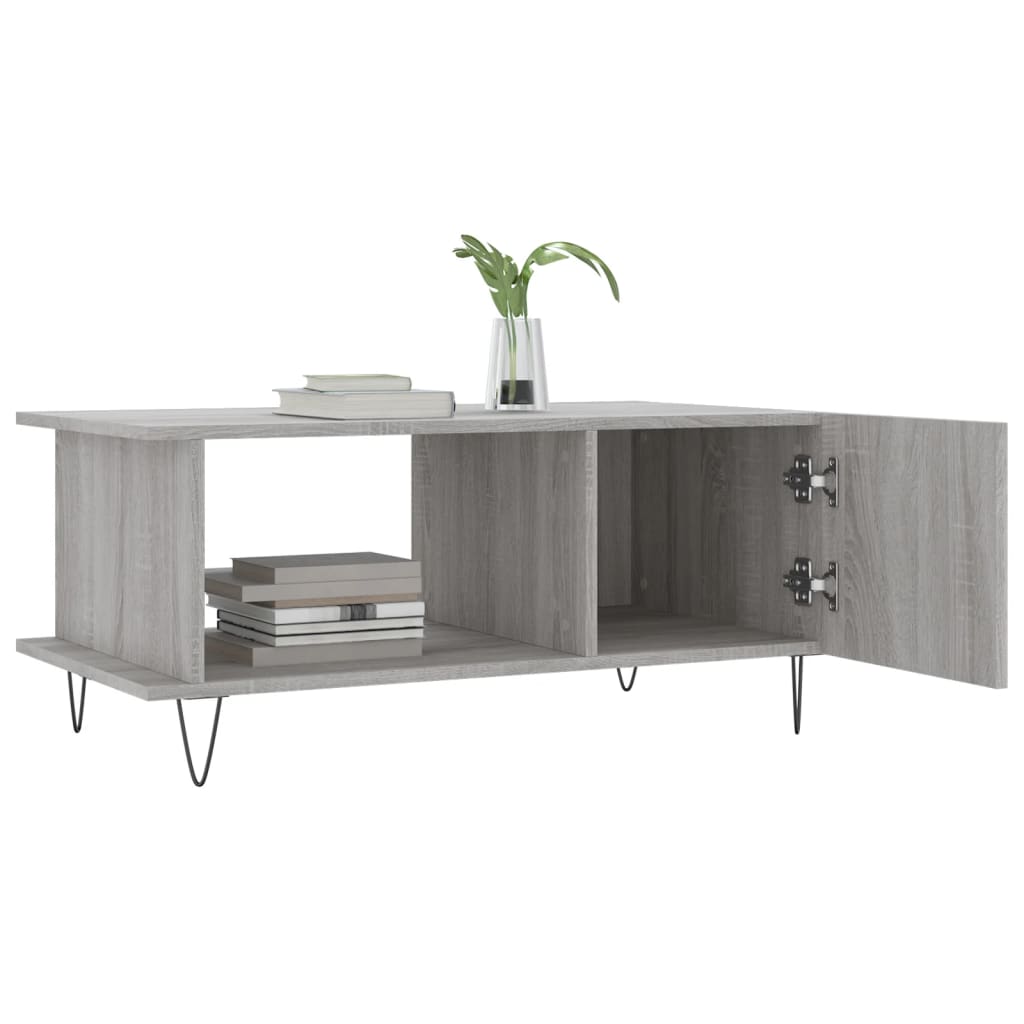 Mesa De Centro Madera Contrachapada 90X50X40 Cm