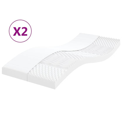 Colchón De Espuma De 7 Zonas Dureza 20 Ild Blanco