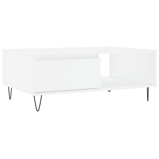 Mesa De Centro Madera De Ingeniería 90X60X35 Cm