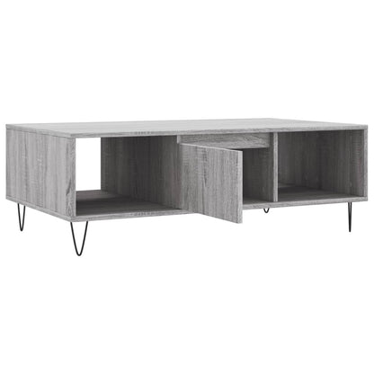 Mesa De Centro Madera De Ingeniería 104X60X35 Cm