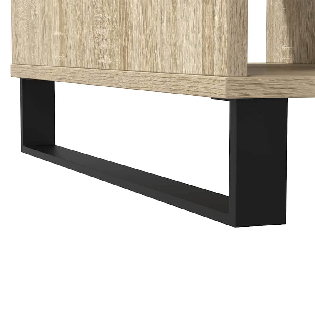 Mesa De Centro Madera De Ingeniería 104X60X35 Cm