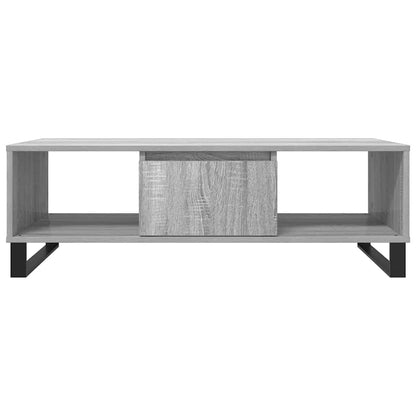 Mesa De Centro Madera De Ingeniería 104X60X35 Cm